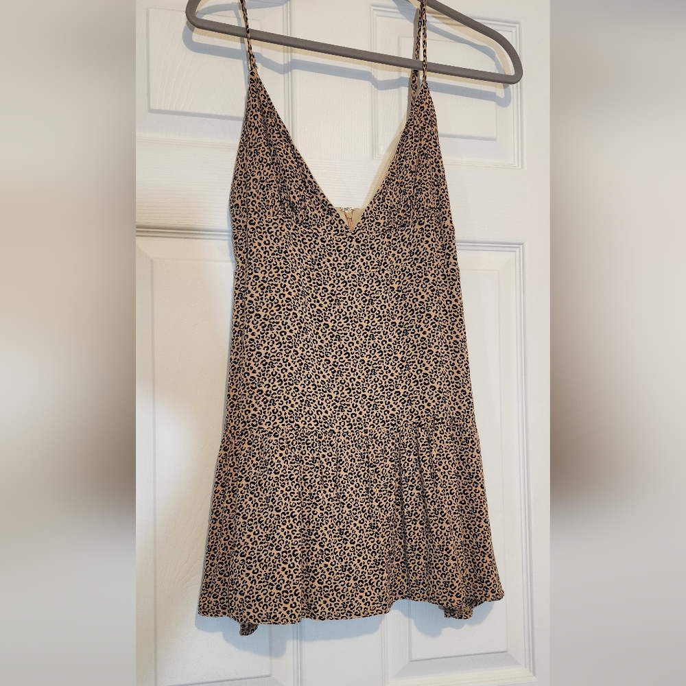 Cheetah Print Mini Dress